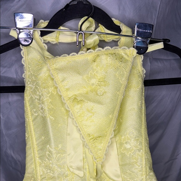 Frederick's of Hollywood Yellow Lace Camisole - Picture 7 of 7